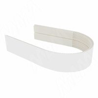 Радиусный элемент цоколя универсальный (высота 100), белый