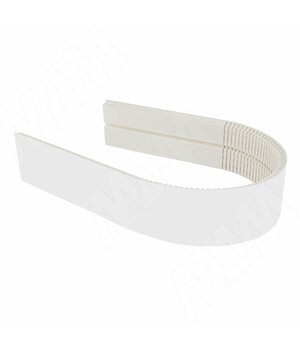 Радиусный элемент цоколя универсальный (высота 100), белый