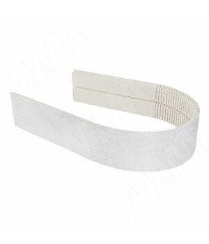 Радиусный элемент цоколя универсальный (высота 100), белое дерево