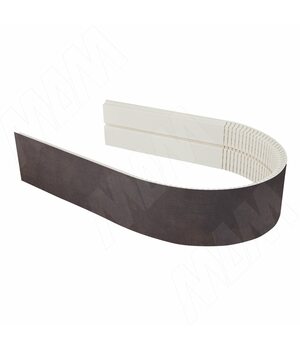 Радиусный элемент цоколя универсальный (высота 100), бронза