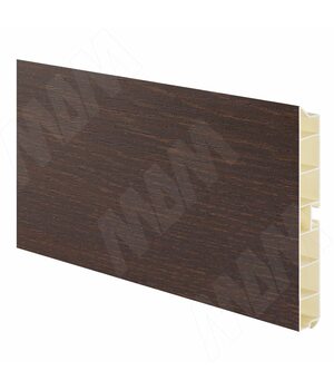 Цоколь пластиковый (высота 100, длина 4000 мм), дуб Венге