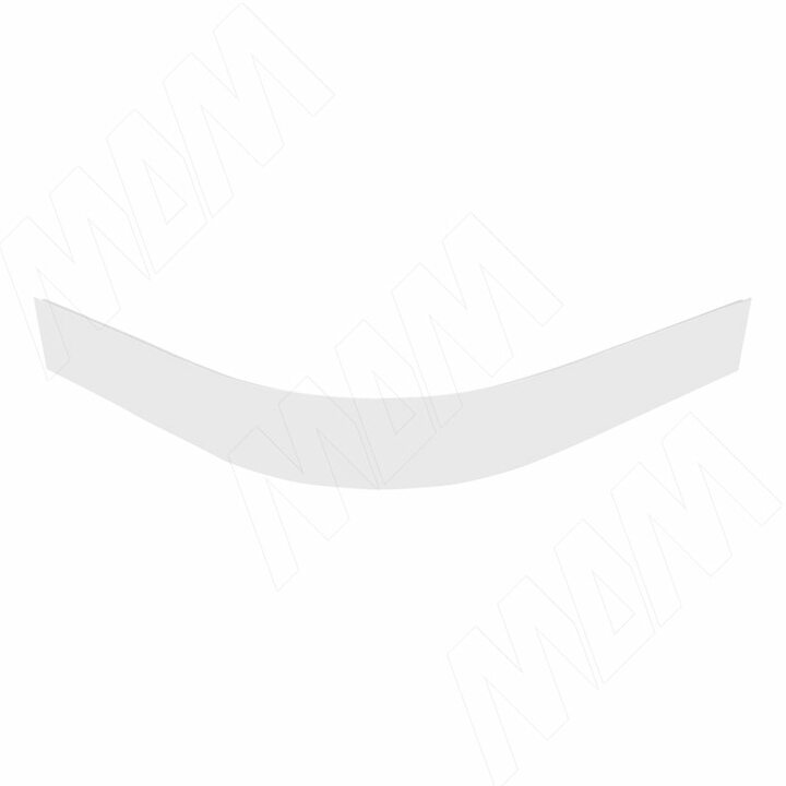 Радиусный элемент цоколя внешний (высота 100), белый