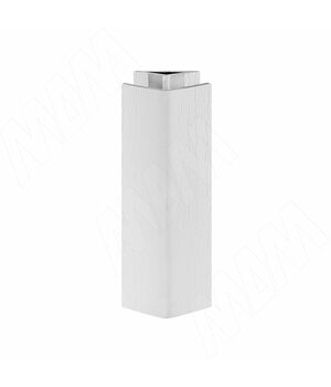 Уголок 135 градусов (длина 4000 мм), белое дерево