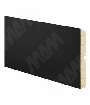 Цоколь пластиковый (высота 150, длина 4000 мм), черный