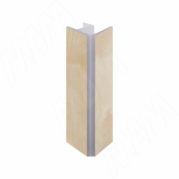 Уголок 90 градусов внутренний (длина 4000 мм), клен медовый