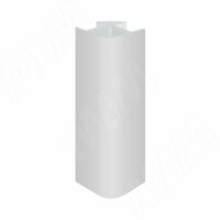 Уголок 90 градусов универсальный (высота 150), алюминий матовый