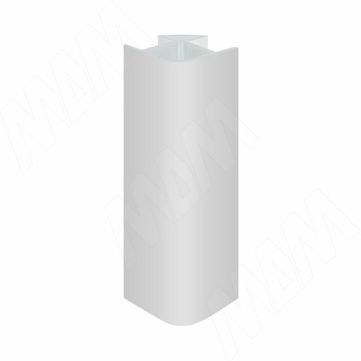 Уголок 90 градусов универсальный (высота 150), алюминий матовый