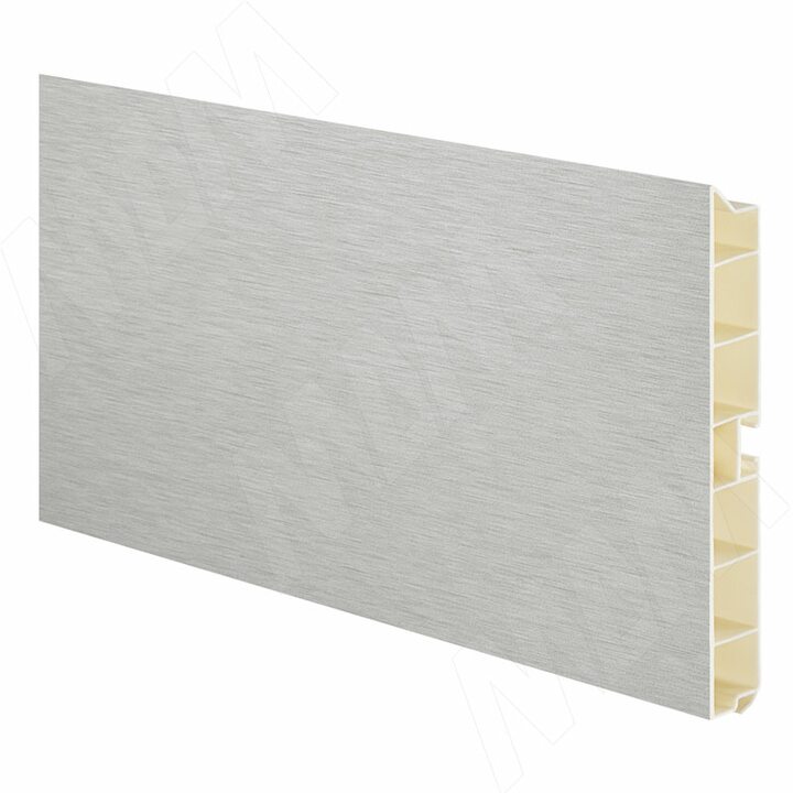 Цоколь пластиковый (высота 150, длина 4000 мм), нержавеющая сталь