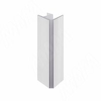 Уголок 90 градусов внутренний (длина 4000 мм), белое дерево