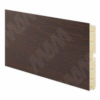 Цоколь пластиковый (высота 120, длина 4000 мм), дуб Венге