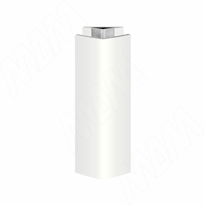 Уголок 135 градусов (высота 120), белый глянец