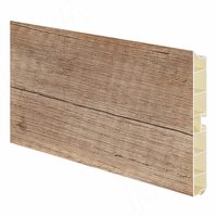 Цоколь пластиковый (высота 100, длина 4000 мм), дуб каньон