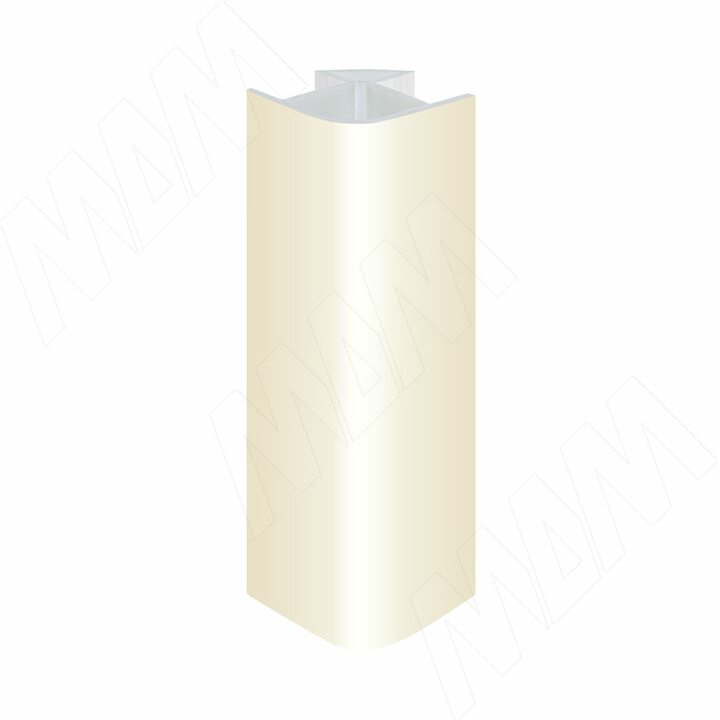 Уголок 90 градусов универсальный (высота 100), ваниль