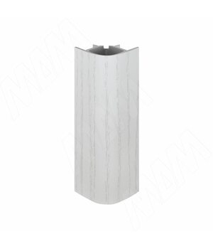 Уголок 90 градусов (длина 4000 мм), декапе белый