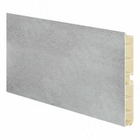 Цоколь пластиковый (высота 150, длина 4000 мм), Бетон светлый