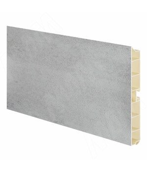 Цоколь пластиковый (высота 150, длина 4000 мм), Бетон светлый