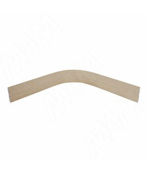 Радиусный элемент цоколя внутренний (высота 100), дуб млечный