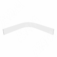 Радиусный элемент цоколя внутренний (высота 100), белый