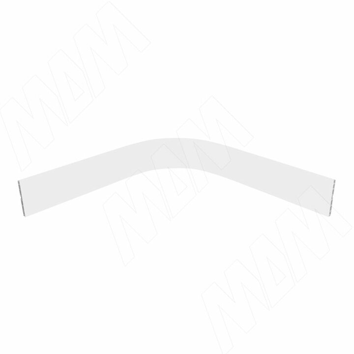 Радиусный элемент цоколя внутренний (высота 100), белый