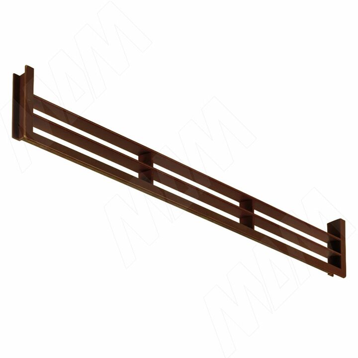 Вентиляционная решетка для цоколя, темно-коричневая