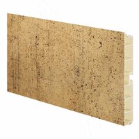 Цоколь пластиковый (высота 100, длина 4000 мм), состаренное золото