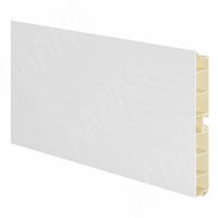 Цоколь пластиковый (высота 100, длина 4000 мм), белое дерево