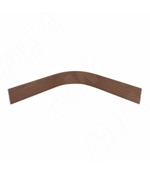 Радиусный элемент цоколя внутренний (высота 100), орех экко