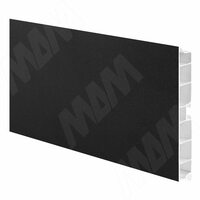 Цоколь пластиковый (высота 150, длина 4000 мм), черный