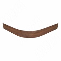 Радиусный элемент цоколя внешний (высота 100), вишня Оксфорд