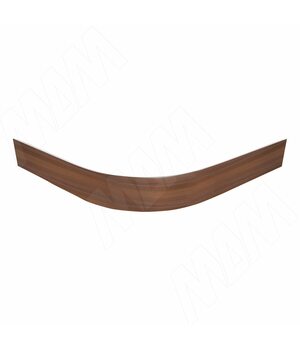 Радиусный элемент цоколя внешний (высота 100), вишня Оксфорд