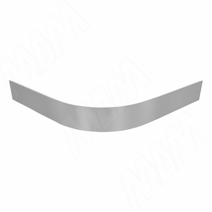 Радиусный элемент цоколя внешний (высота 100), алюминий "Pimiller"