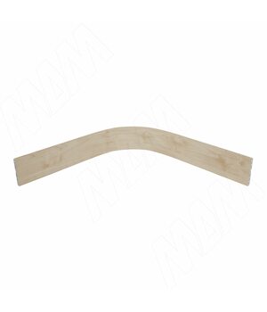 Радиусный элемент цоколя внутренний (высота 100), клен