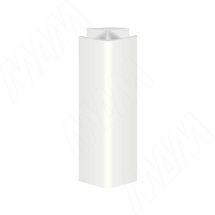 Уголок 135 градусов (высота 100), белый глянец