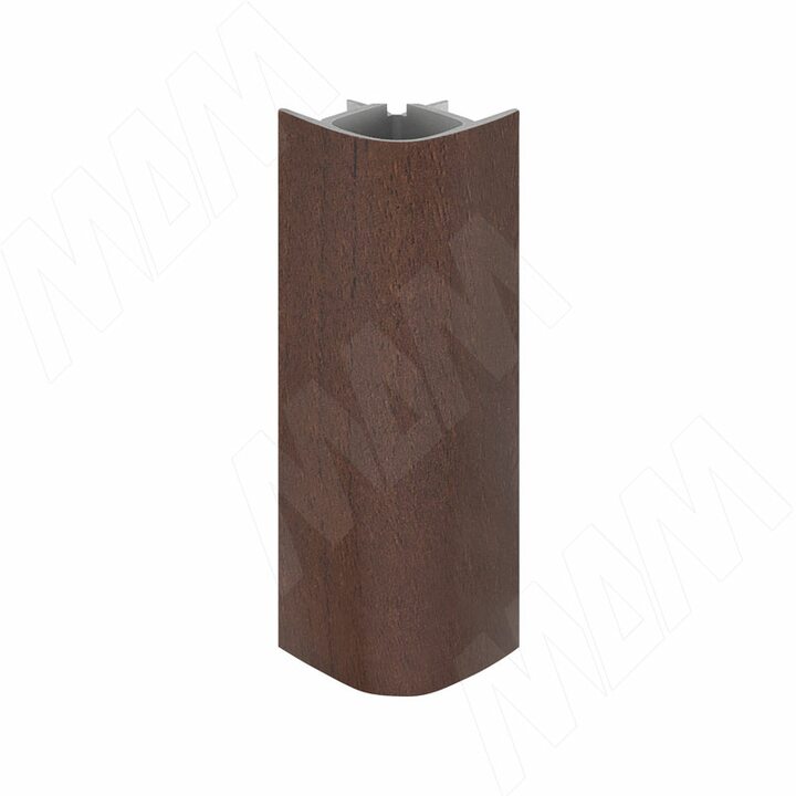 Уголок 90 градусов (высота 100), орех темный