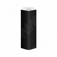 Уголок 135 градусов (высота 100), черный