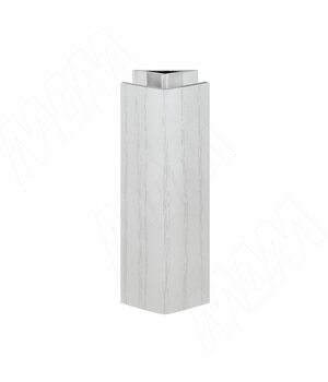 Уголок 135 градусов (высота 100), декапе белый