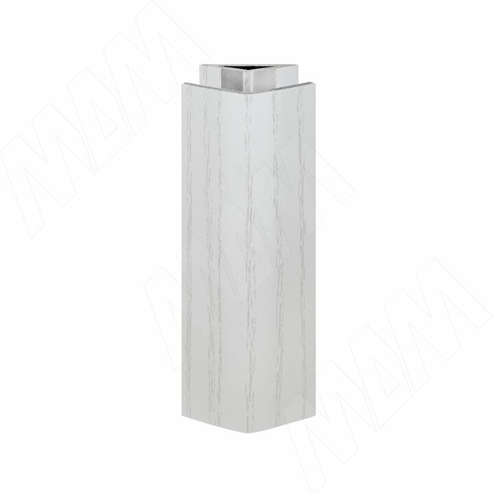 Уголок 135 градусов (длина 4000 мм), декапе белый