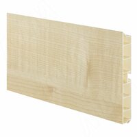 Цоколь пластиковый (высота 100, длина 4000 мм), клен медовый