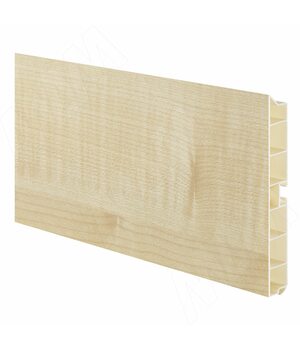 Цоколь пластиковый (высота 100, длина 4000 мм), клен медовый