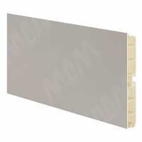 Цоколь пластиковый (высота 100, длина 4000 мм), серый альпака