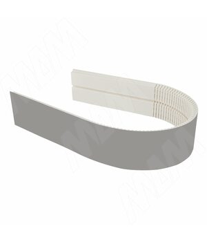 Радиусный элемент цоколя универсальный (высота 100), тортора