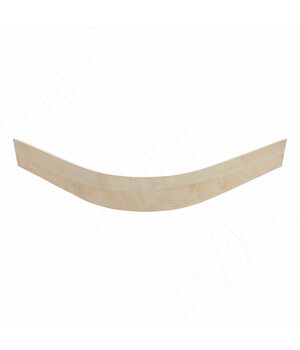 Радиусный элемент цоколя внешний (высота 100), клен медовый