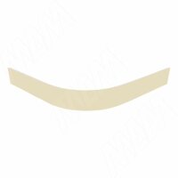 Радиусный элемент цоколя внешний (высота 100), ваниль