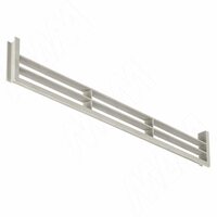 Вентиляционная решетка для цоколя, алюм.серый