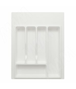 Лоток кухонный для ящика 450 мм белый