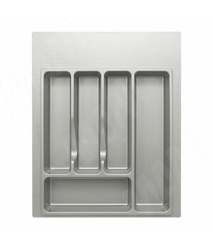 Лоток кухонный для ящика 450 мм металлик