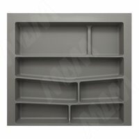 Лоток кухонный для ящика NOVA PRO, фасад 600 мм, графит матовый