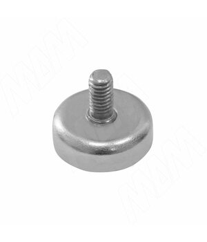 Магнит со шпилькой М4, D16 мм