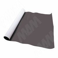 Магнитный винил с клеевой основой, 1х0,605 м, толщина 0,7 мм, темно-коричневый