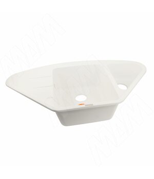 WINK80KF Мойка угловая кварцевая, иней, 960х520, B800